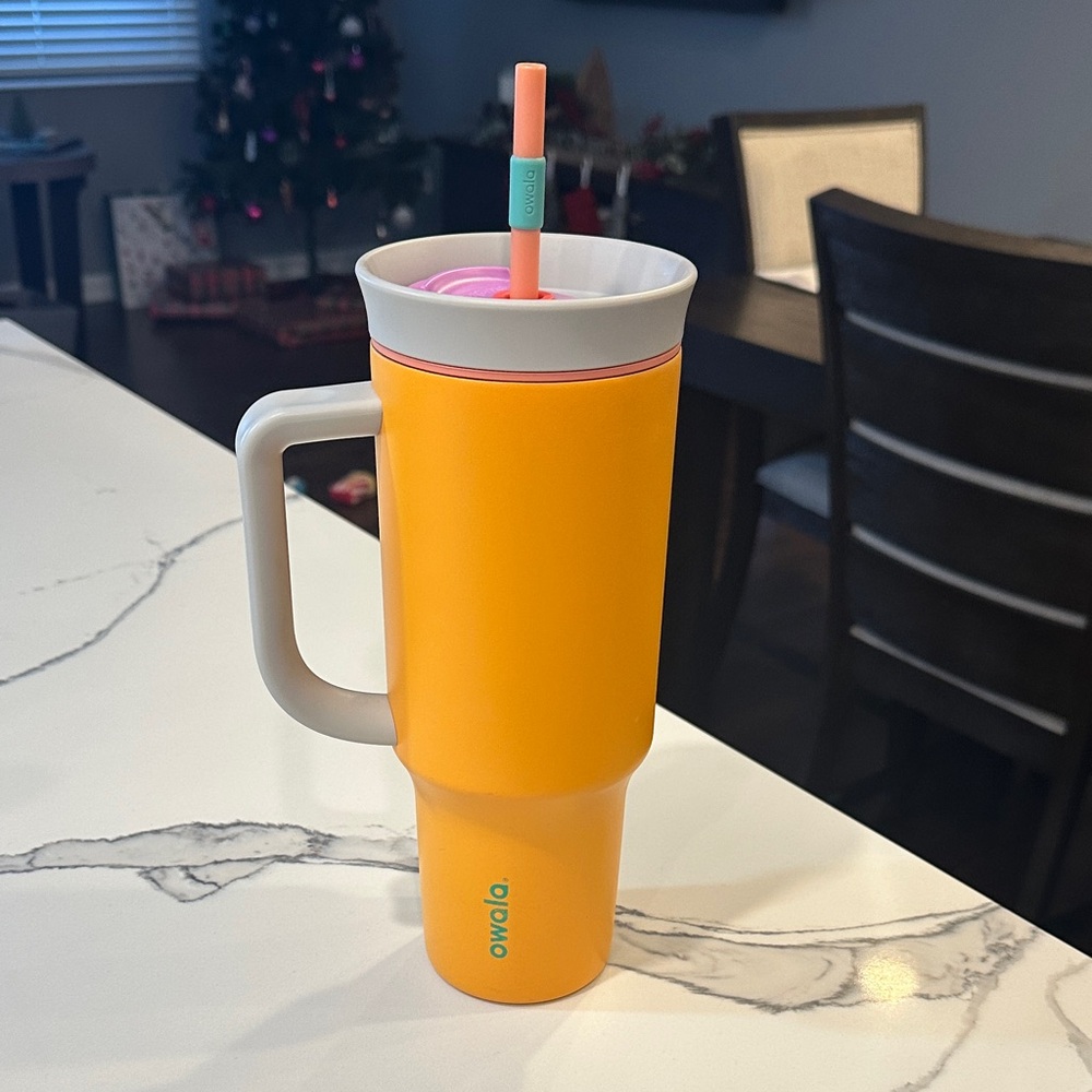 Owala Orange Travel Mug with Straw - 40oz